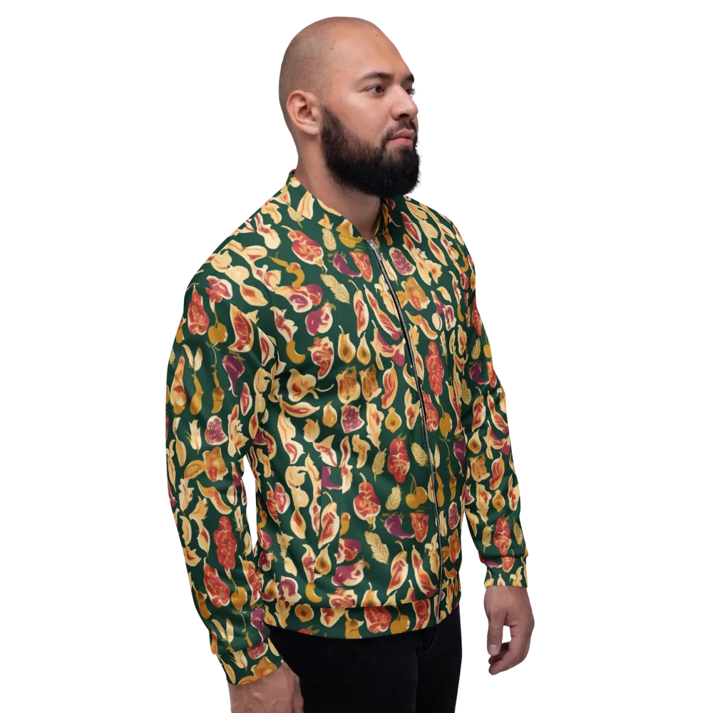 Harvest Nocturne on Bomber Jacket — Right