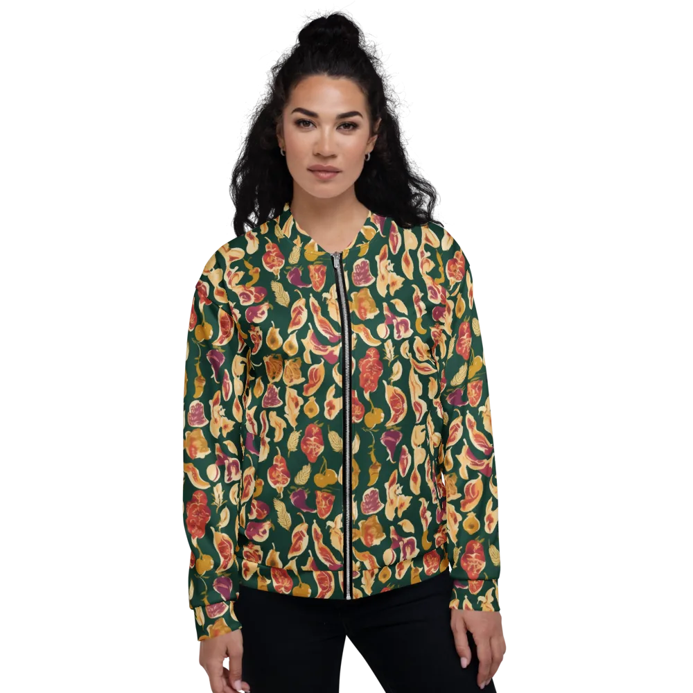 Harvest Nocturne on Bomber Jacket — Front