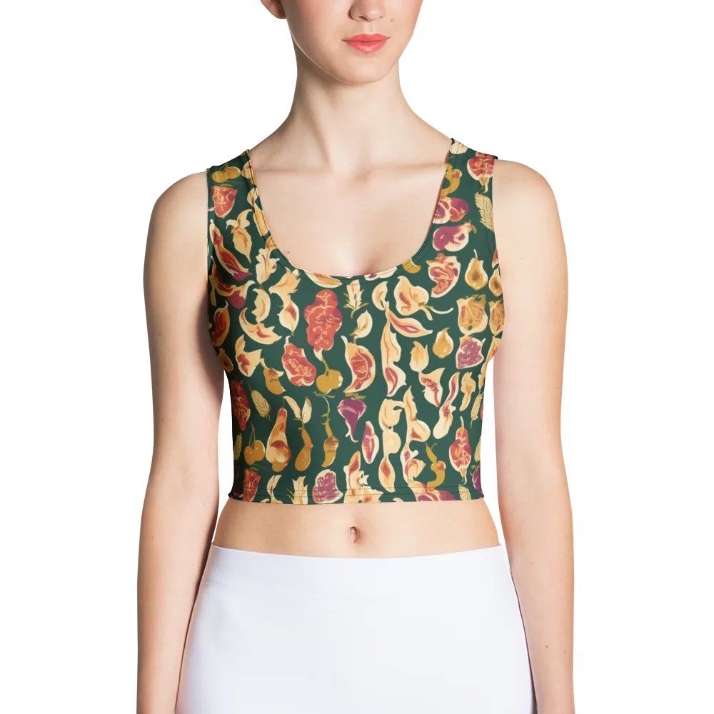 Harvest Nocturne on Crop Top — Front