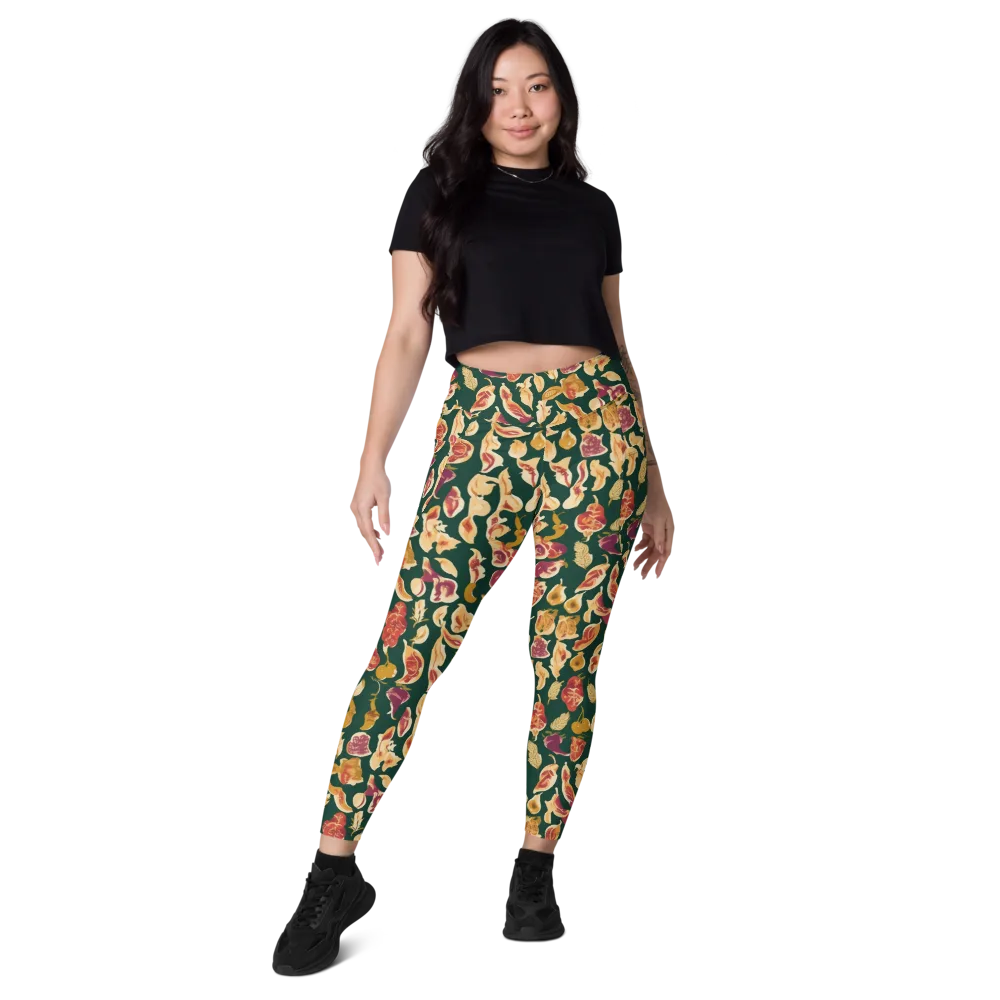 Harvest Nocturne on Leggings with Pockets — Front