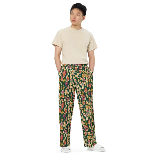 Harvest Nocturne on a Wide-Leg Pants