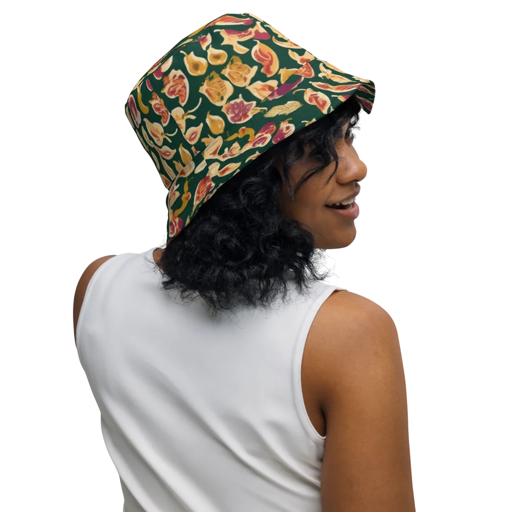 Harvest Nocturne on Reversible Bucket Hat — Right Outside
