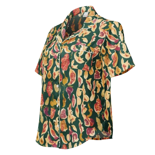 Harvest Nocturne on a Women's Short Sleeve Pajama Top