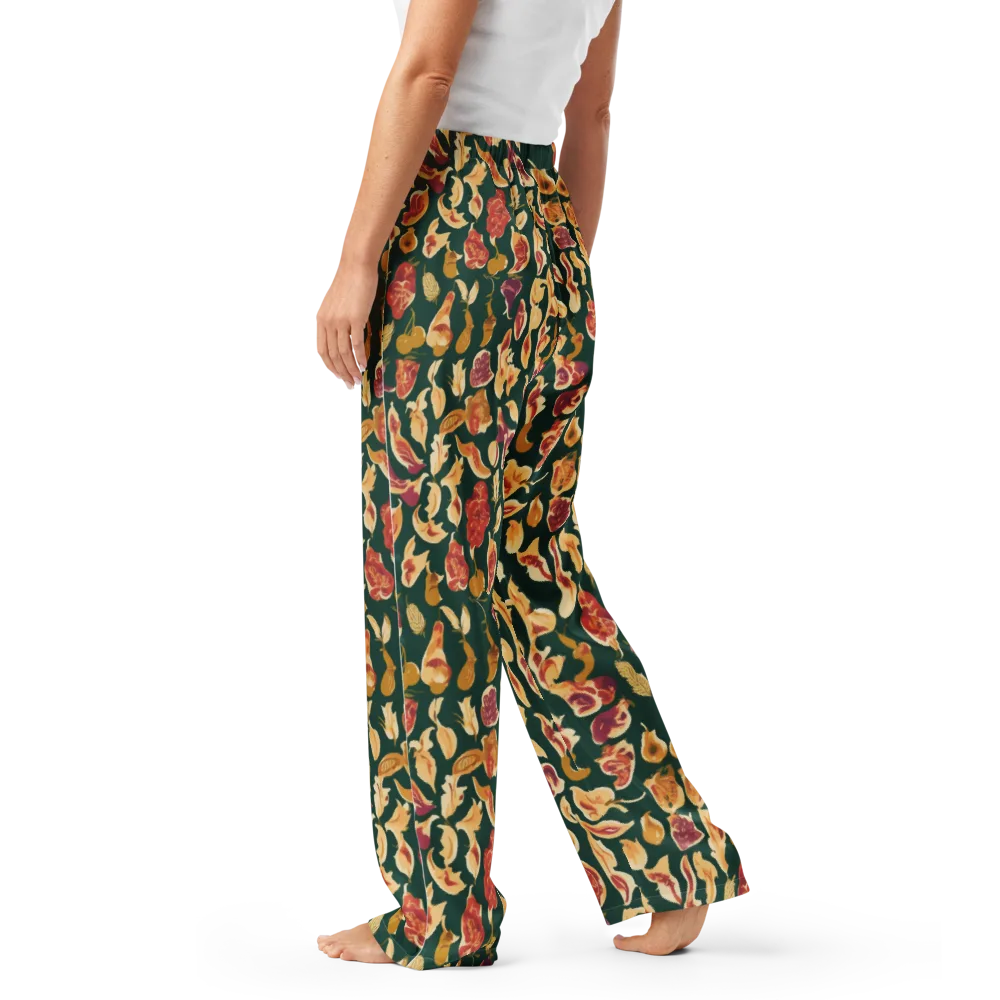 Harvest Nocturne on Women's Pajama Pants — Left