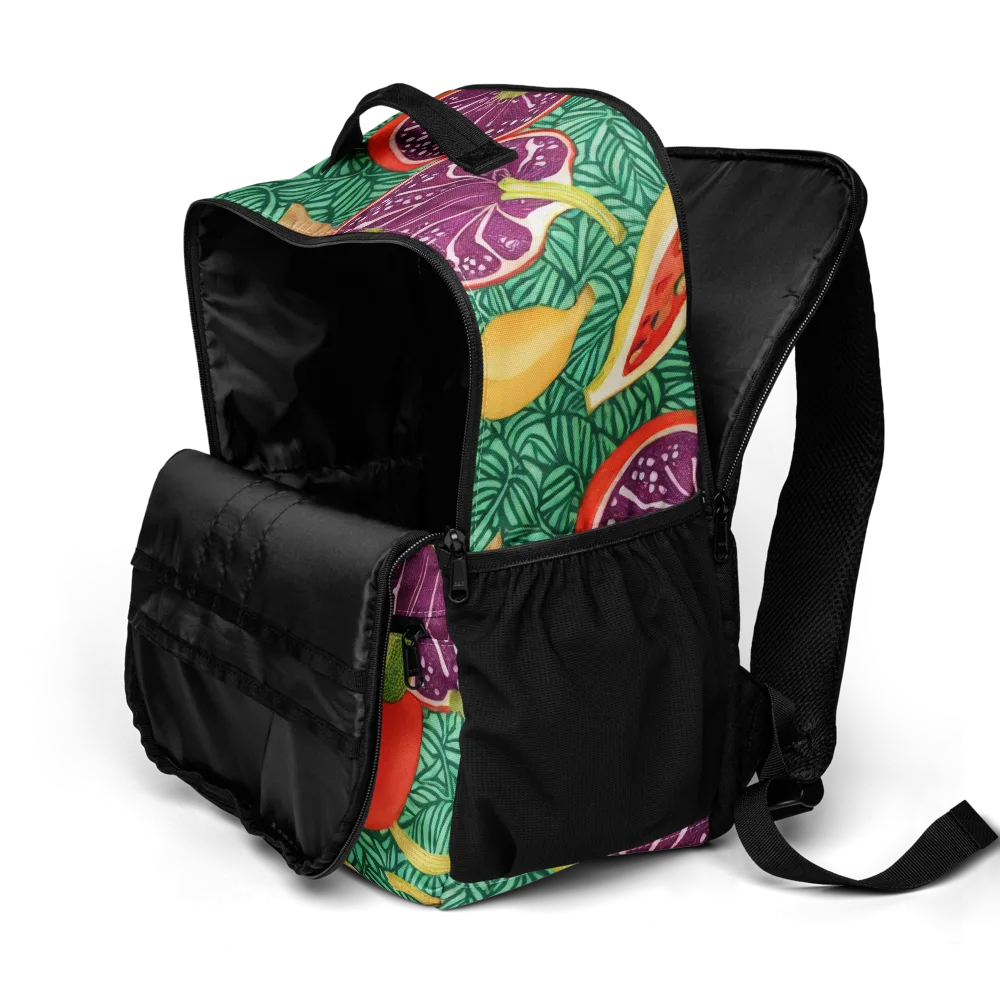 Tropical Still Life on Utility Backpack — Product details 2