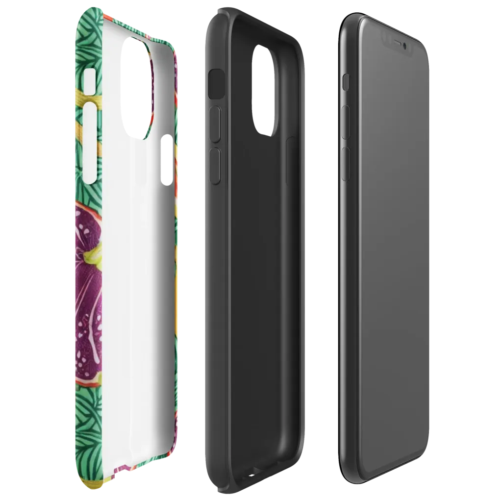 Tropical Still Life on Tough Case for iPhone® — Right