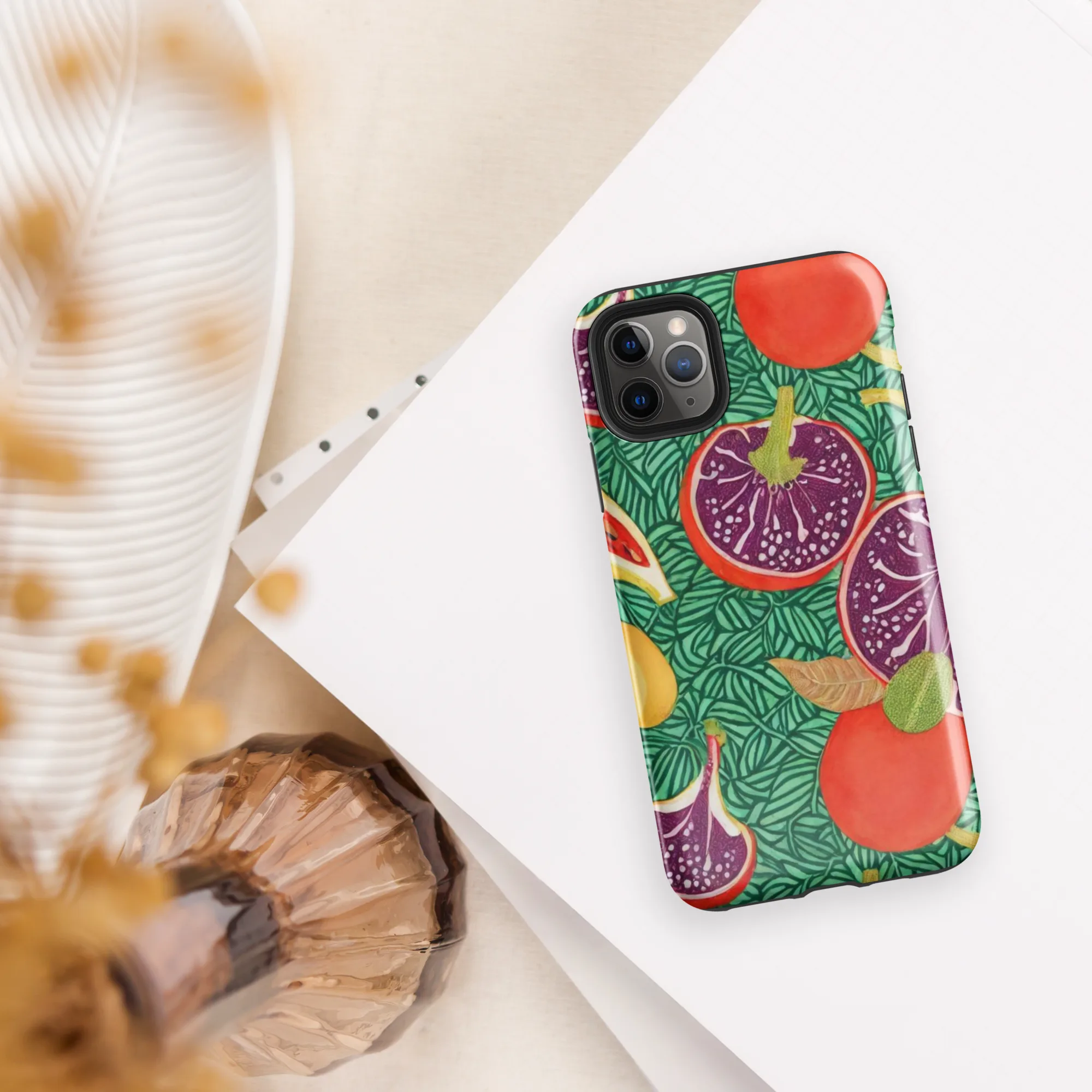 Tropical Still Life on Tough Case for iPhone® — Front