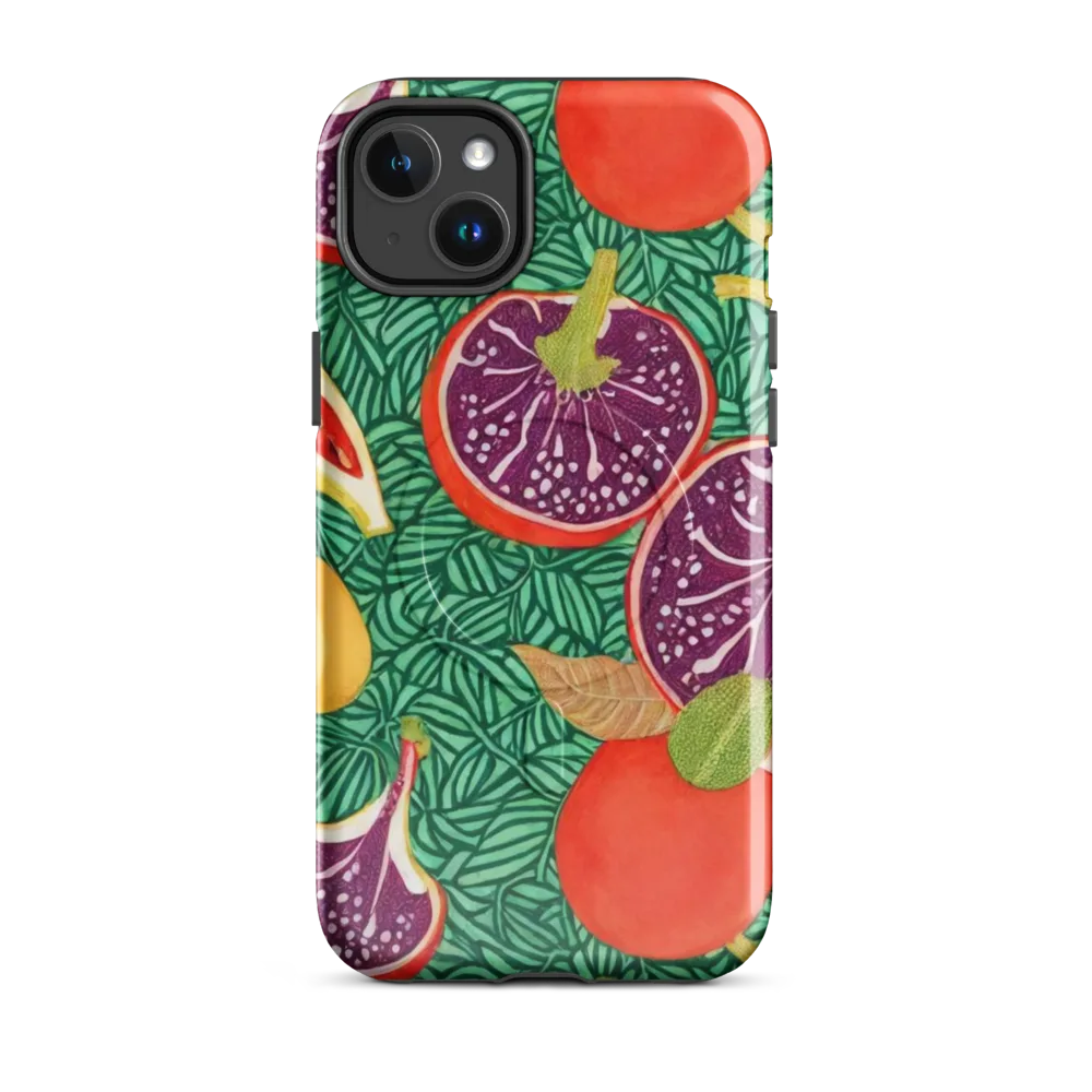Tropical Still Life on MagSafe Tough Case for iPhone® — Front