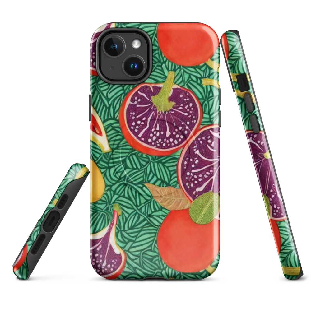 Tropical Still Life on MagSafe Tough Case for iPhone® — Front
