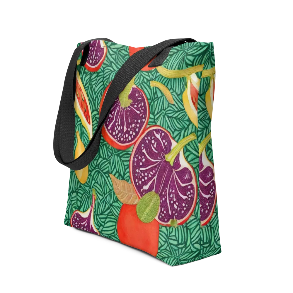 Tropical Still Life on Tote Bag — Front
