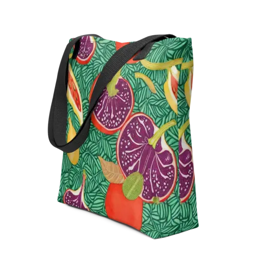 Tropical Still Life on a Tote Bag
