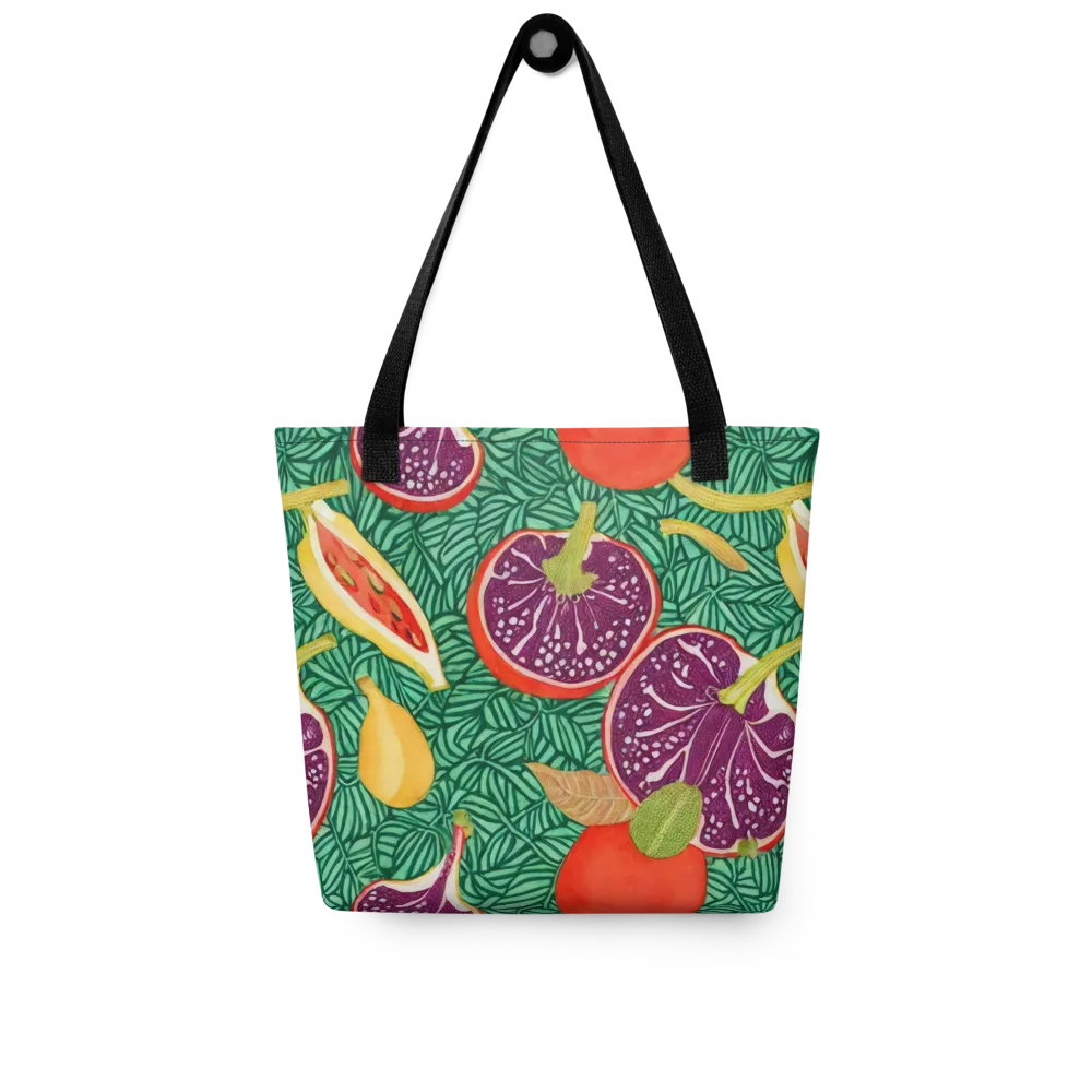 Tropical Still Life on Tote Bag — Front