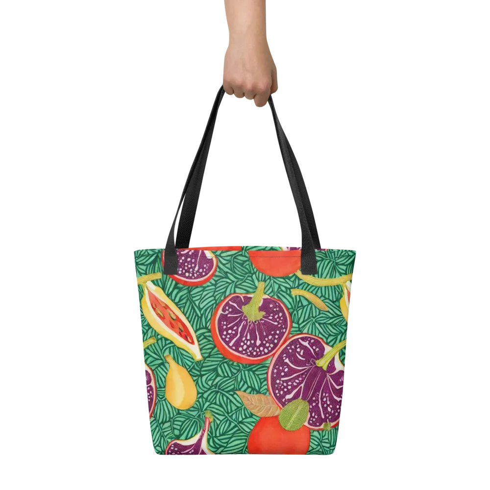 Tropical Still Life on Tote Bag — Front