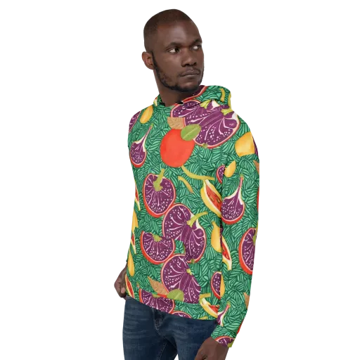 Tropical Still Life on a Hoodie