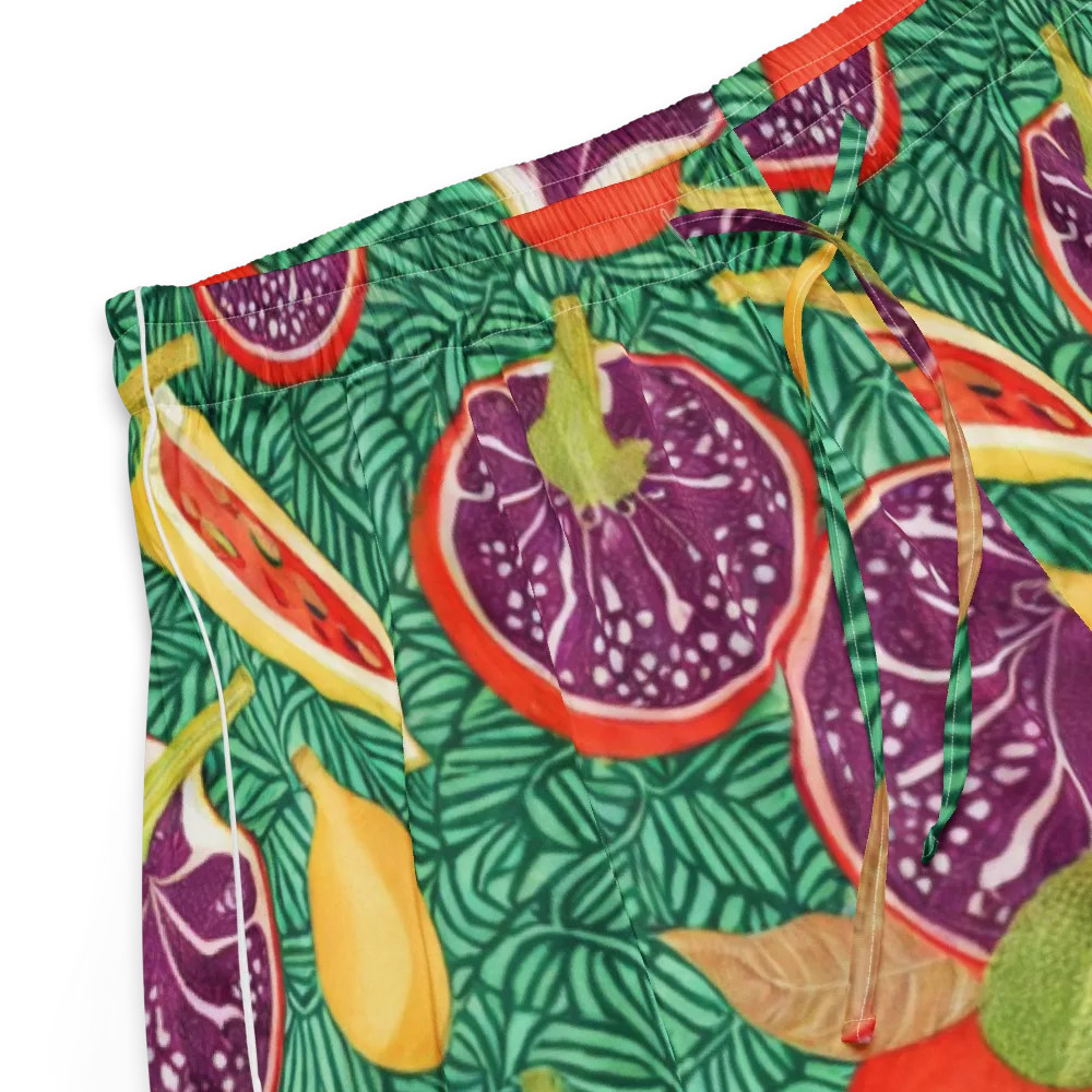 Tropical Still Life on Women's Pajama Shorts — Product details