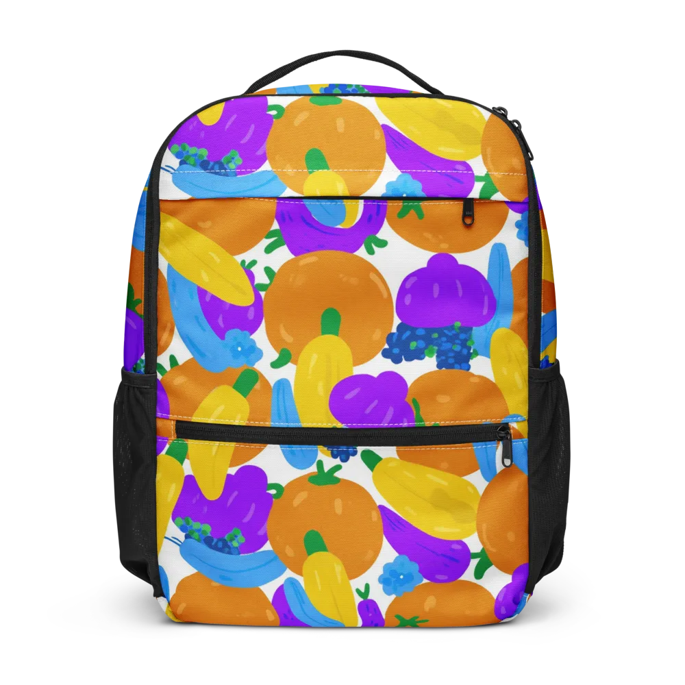 Electric Fruit Bowl on Utility Backpack — Front