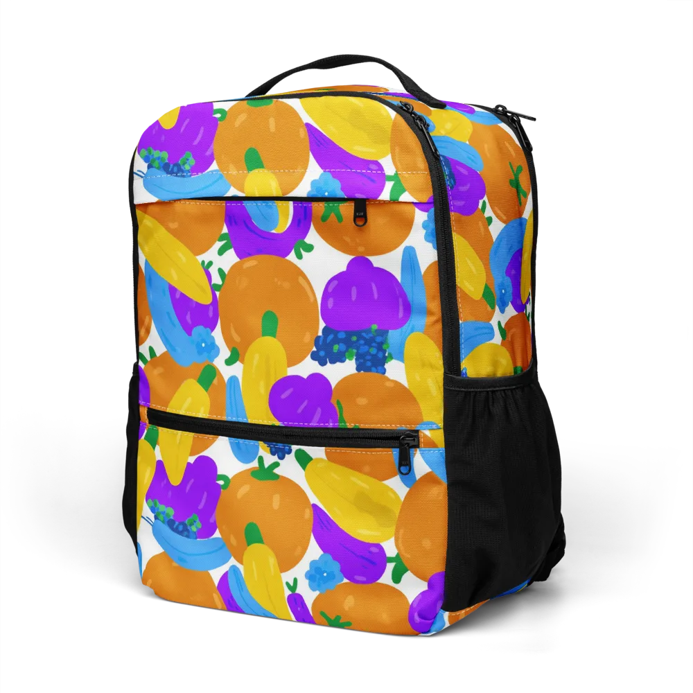 Electric Fruit Bowl on Utility Backpack — Left Front