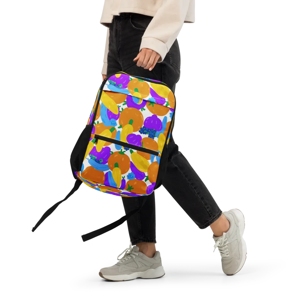 Electric Fruit Bowl on Utility Backpack — Front