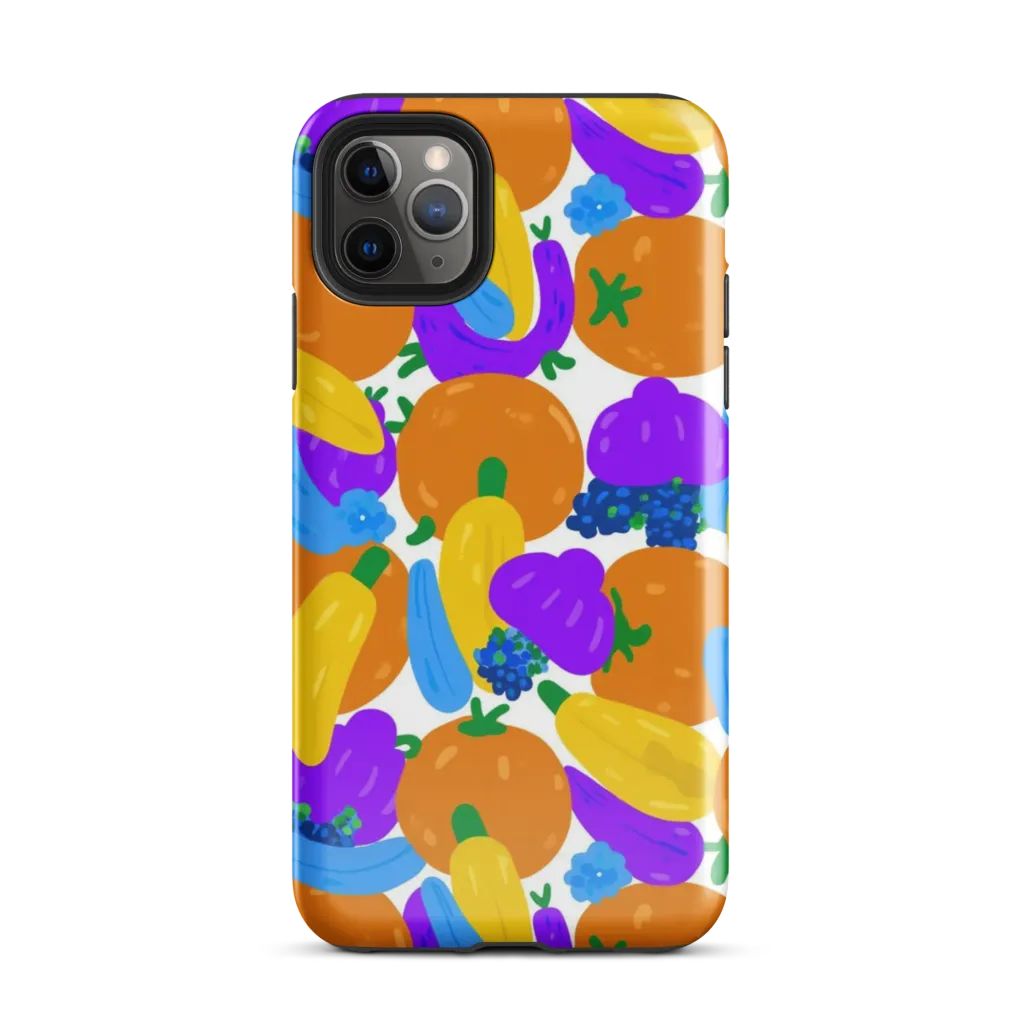 Electric Fruit Bowl on Tough Case for iPhone® — Front
