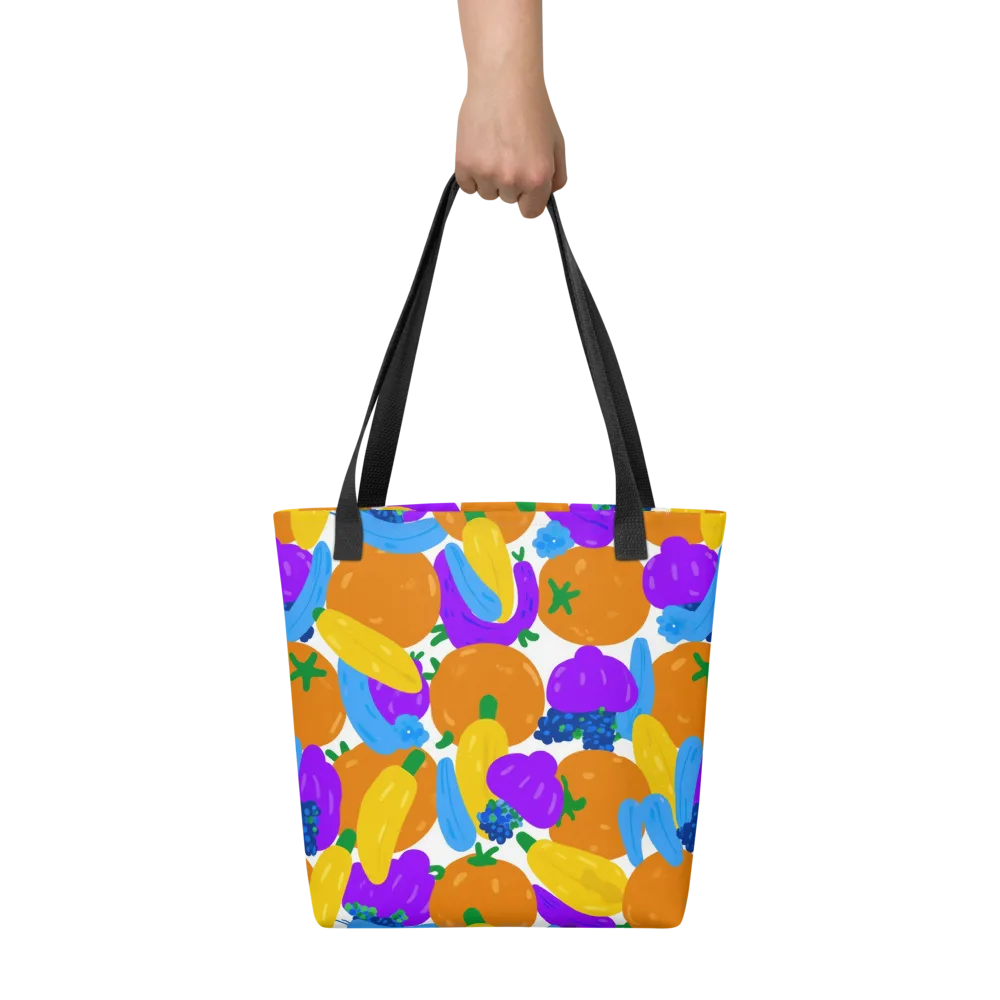 Electric Fruit Bowl on Tote Bag — Front