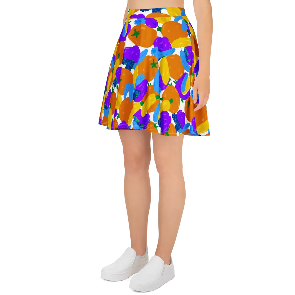 Electric Fruit Bowl on Skater Skirt — Left