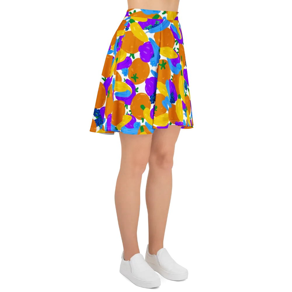 Electric Fruit Bowl on Skater Skirt — Right