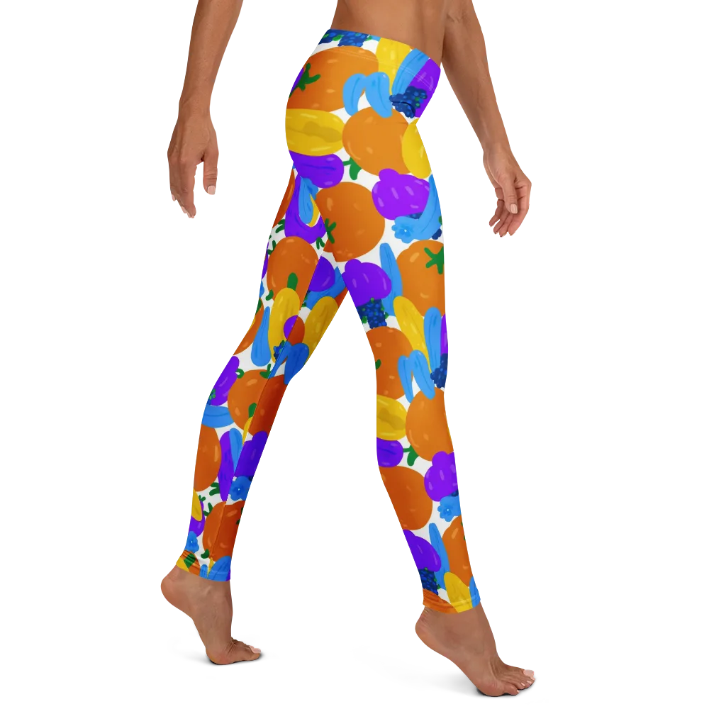 Electric Fruit Bowl on Leggings — Right
