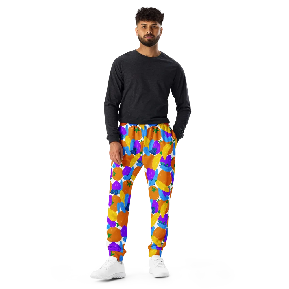 Electric Fruit Bowl on Men's Joggers — Front