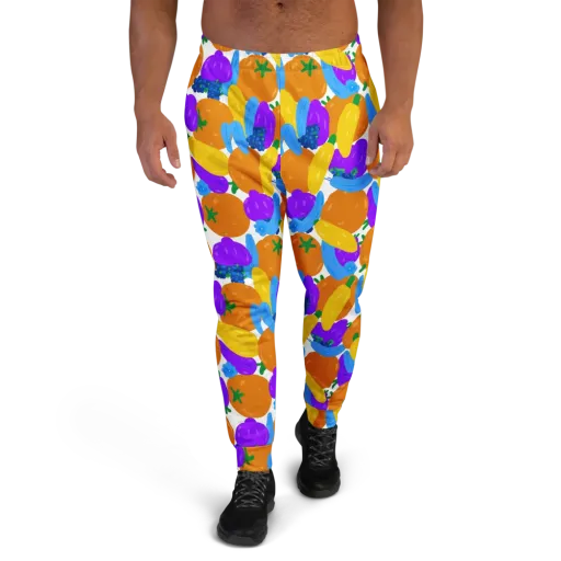 Electric Fruit Bowl on a Men's Joggers