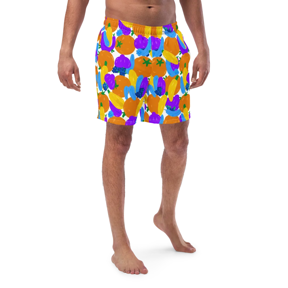 Electric Fruit Bowl on Swim Trunks — Front