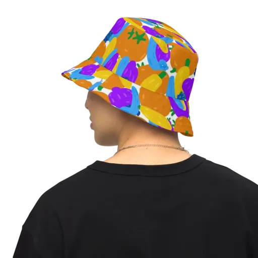 Electric Fruit Bowl on a Reversible Bucket Hat