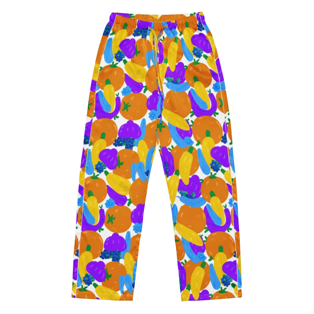 Electric Fruit Bowl on Women's Pajama Pants — Front