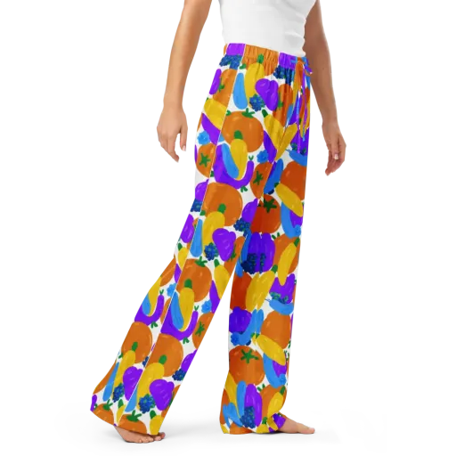 Electric Fruit Bowl on a Women's Pajama Pants