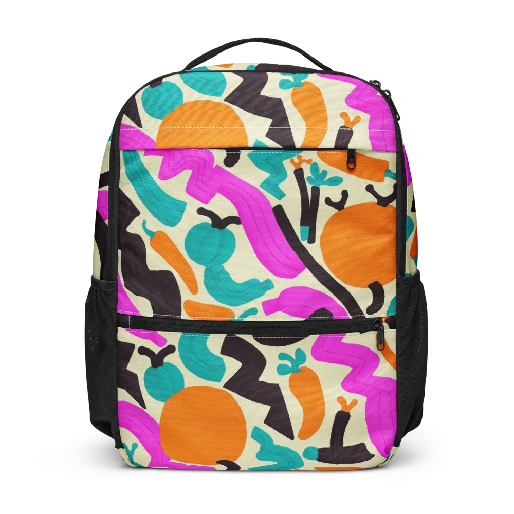 Neon Market on Utility Backpack — Front