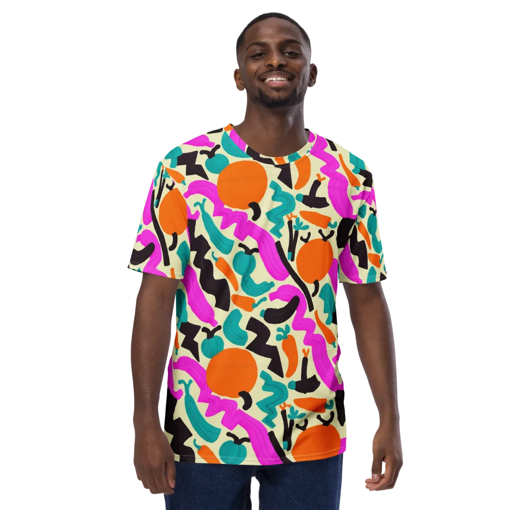 Neon Market on Men's Crew Neck T-Shirt — Front
