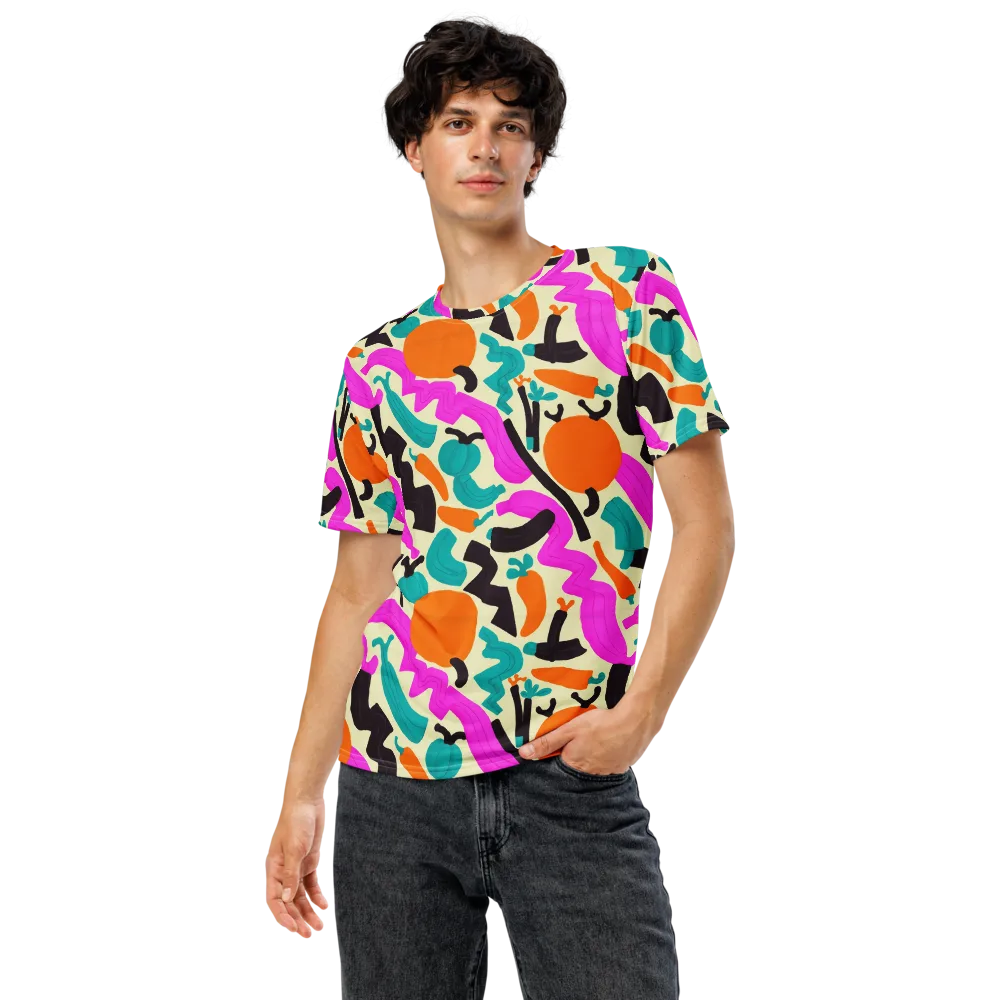 Neon Market on Men's Crew Neck T-Shirt — Front