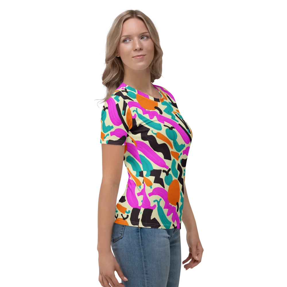 Neon Market on Women's Crew Neck T-Shirt — Right