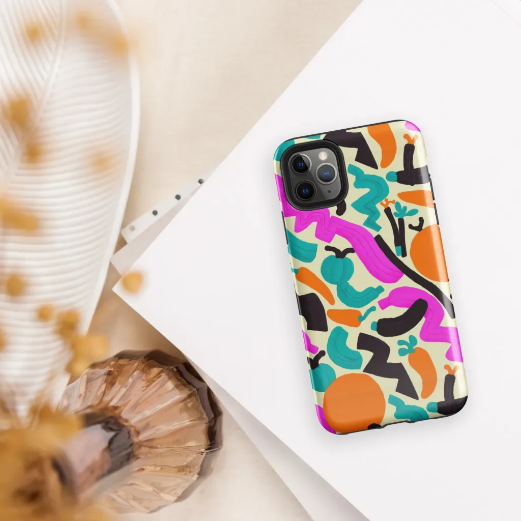 Neon Market on Tough Case for iPhone® — Front