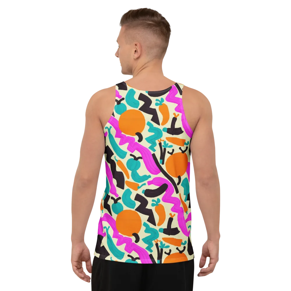 Neon Market on Men's Tank Top — Back