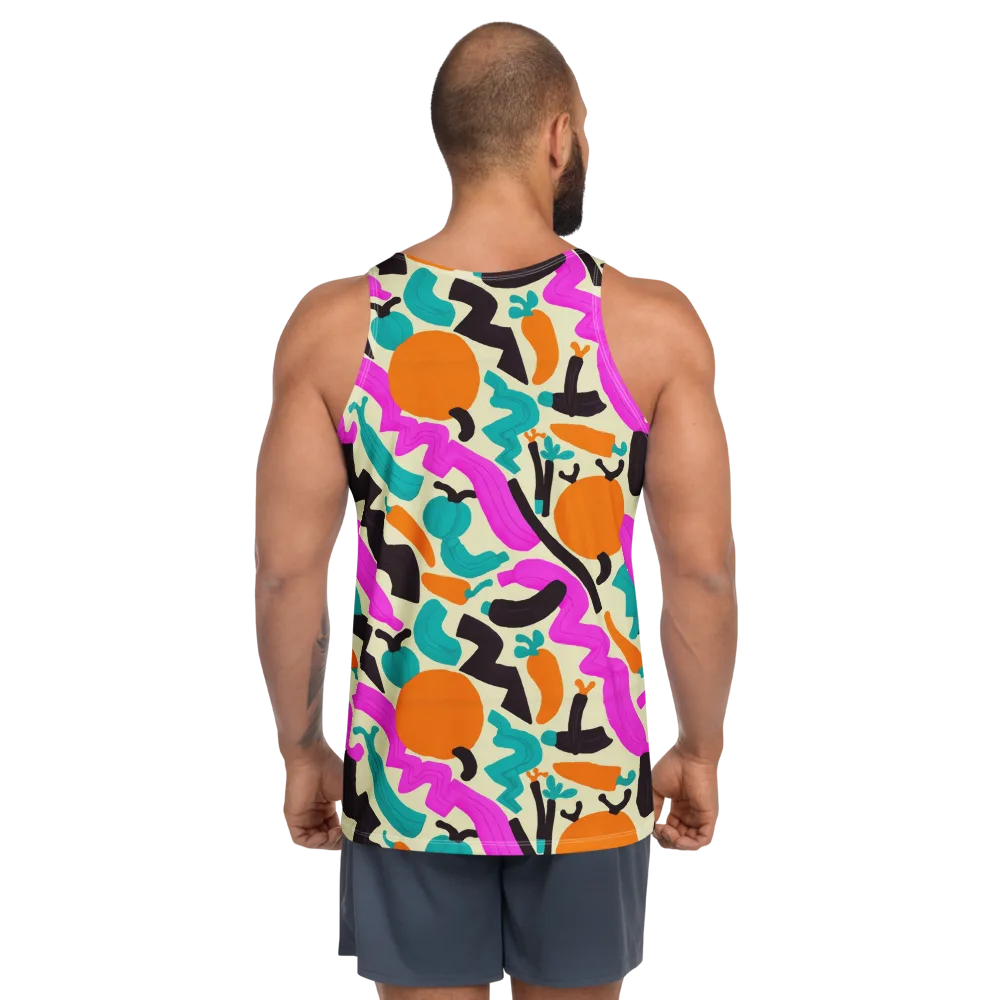 Neon Market on Men's Tank Top — Back
