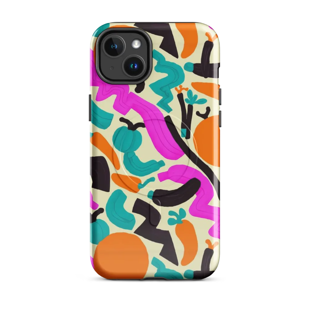 Neon Market on MagSafe Tough Case for iPhone® — Front