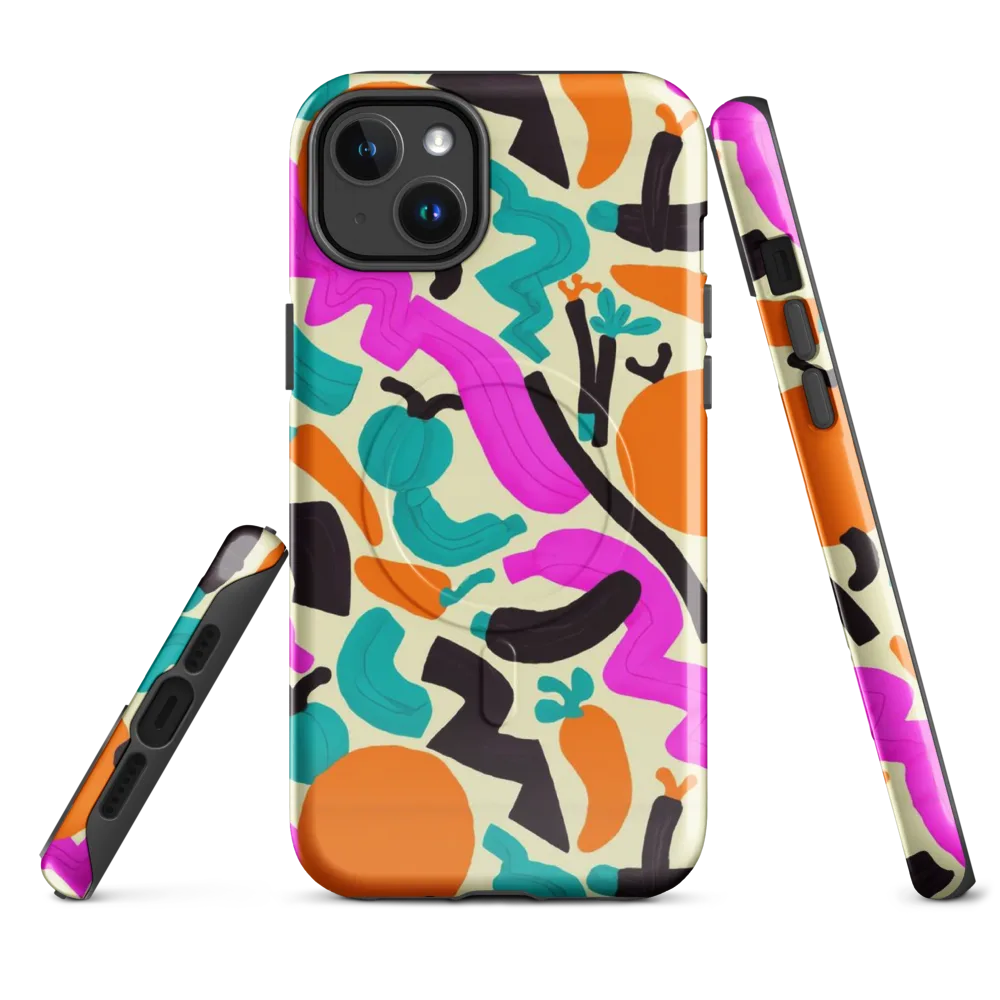 Neon Market on MagSafe Tough Case for iPhone® — Front