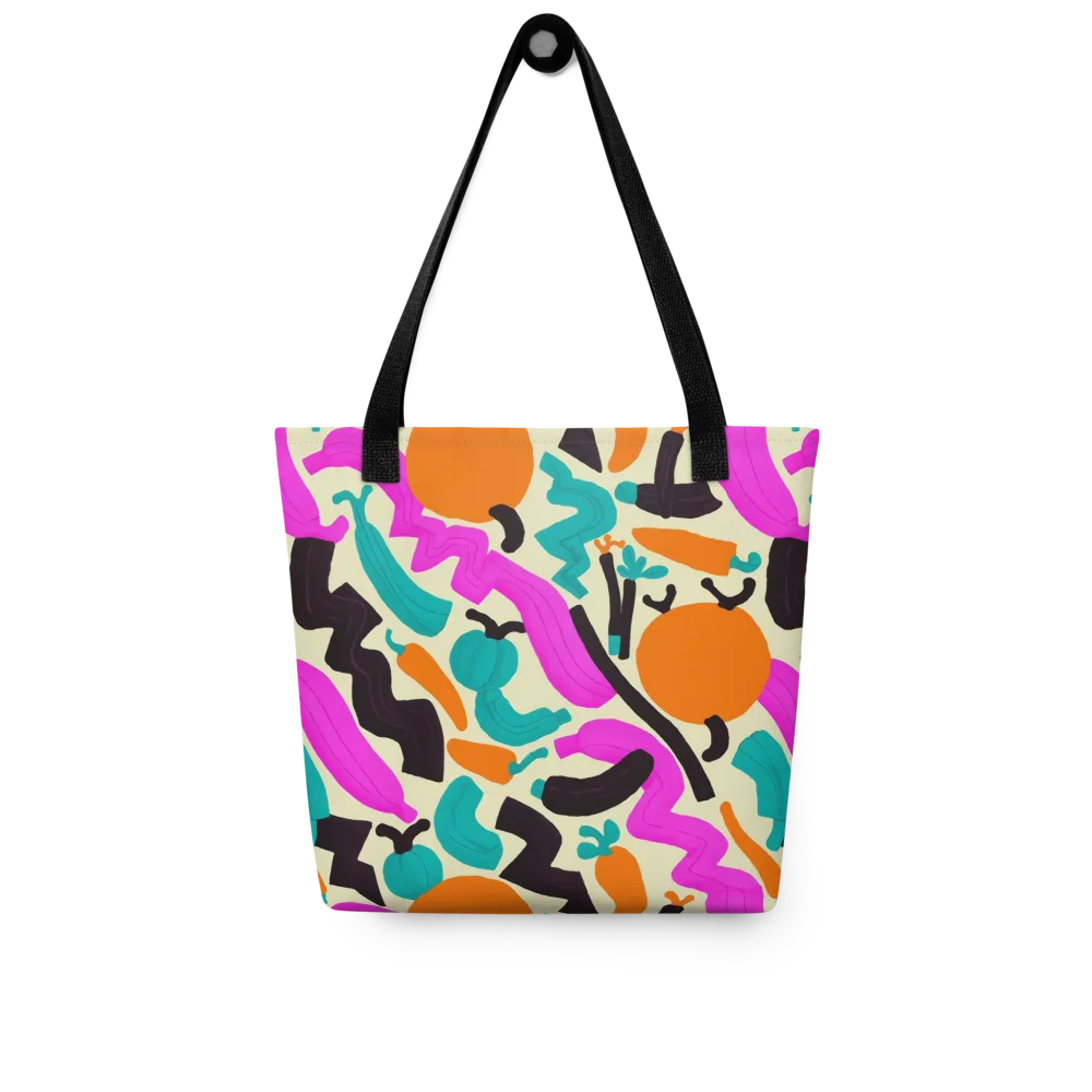Neon Market on Tote Bag — Front