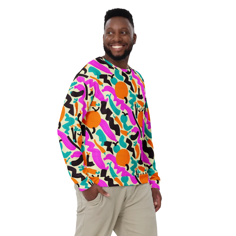 Neon Market on Sweatshirt — Front