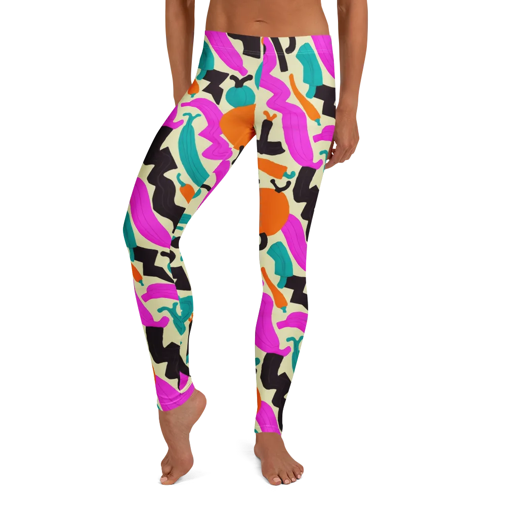 Neon Market on Leggings — Front