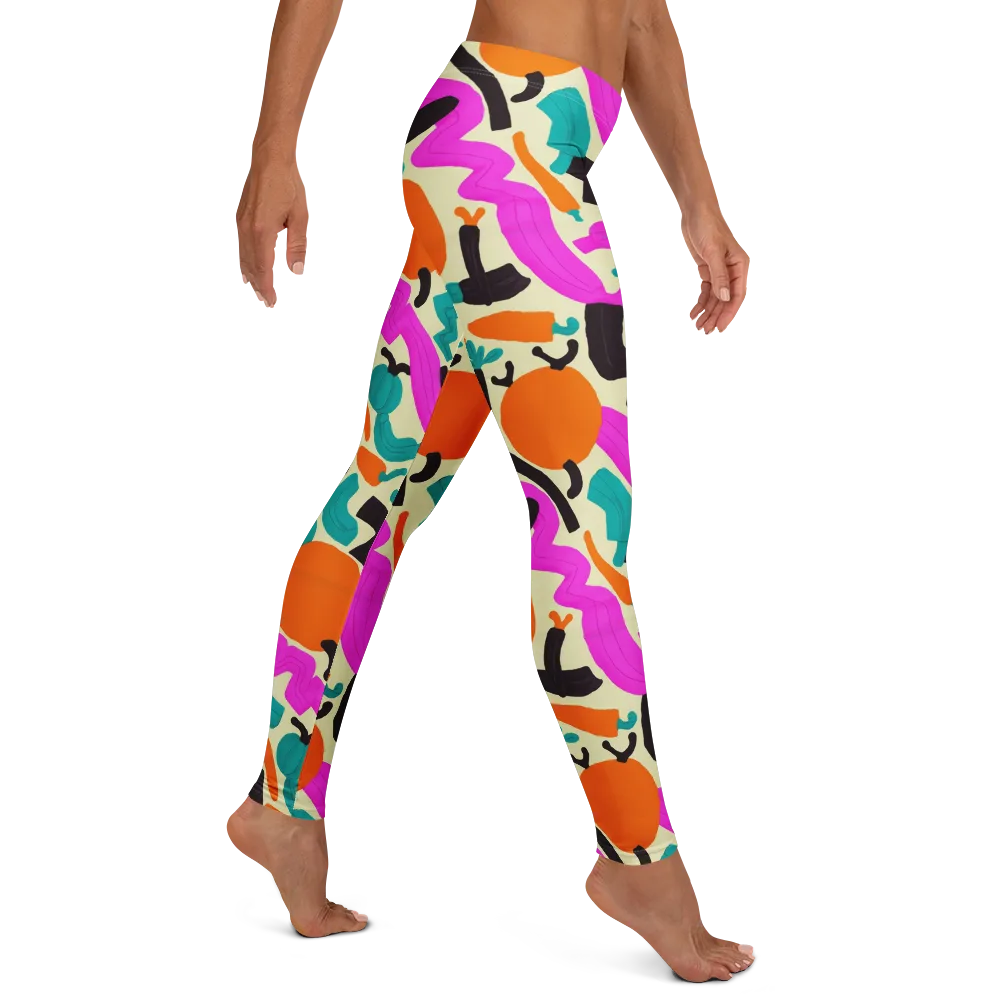 Neon Market on Leggings — Right