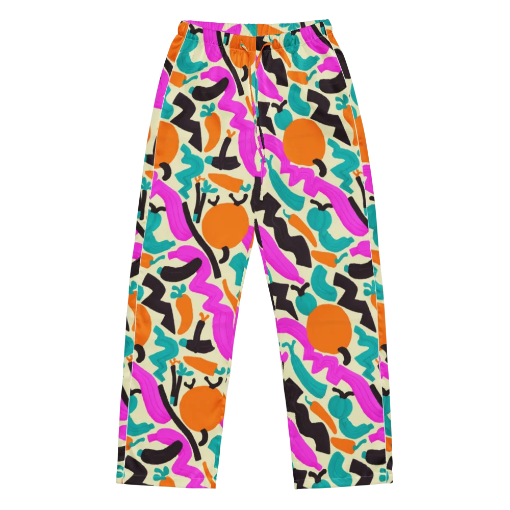 Neon Market on Women's Pajama Pants — Front
