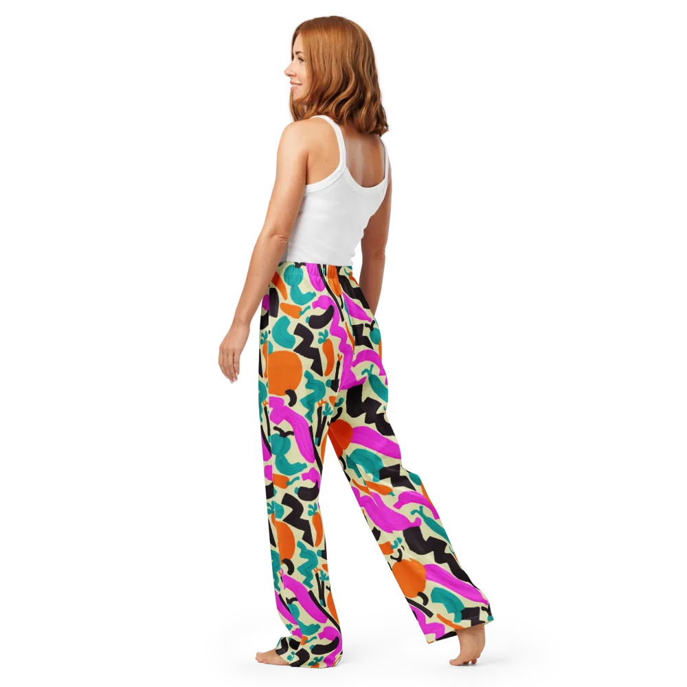 Neon Market on Women's Pajama Pants — Back