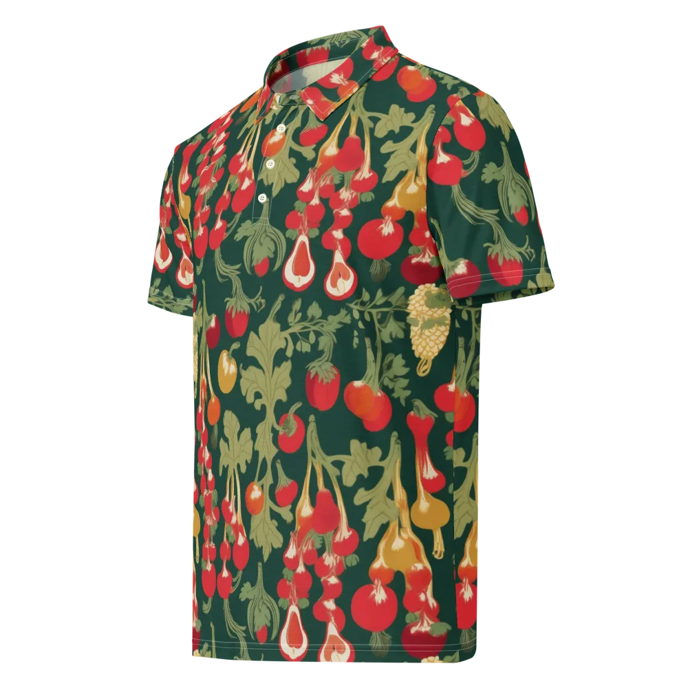 Root Cellar Rhapsody on Men's Slim Fit Polo Shirt — Left Front