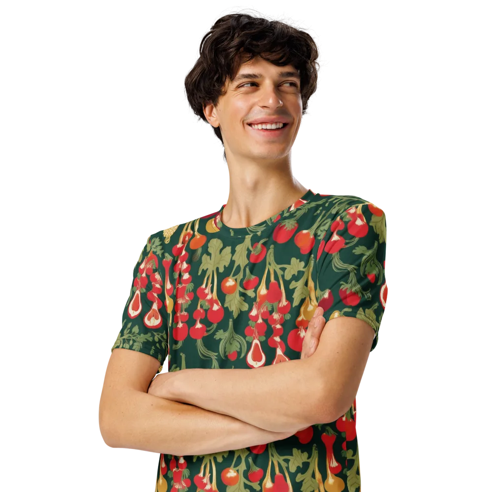 Root Cellar Rhapsody on Men's Crew Neck T-Shirt — Left Front